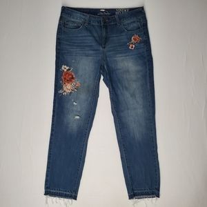 Bob Timberlake Vintage Reunion Embroidered  Jeans Size 8